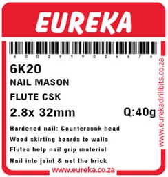6K20 - Masonry Nail -6K20_label_T